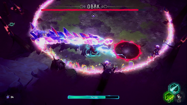 echoes of mystralia obak boss fight