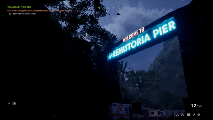 Welcome to Prehistoria sign