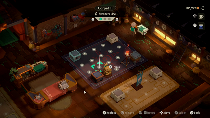 moonlighter 2 the endless vault shop furniture menu