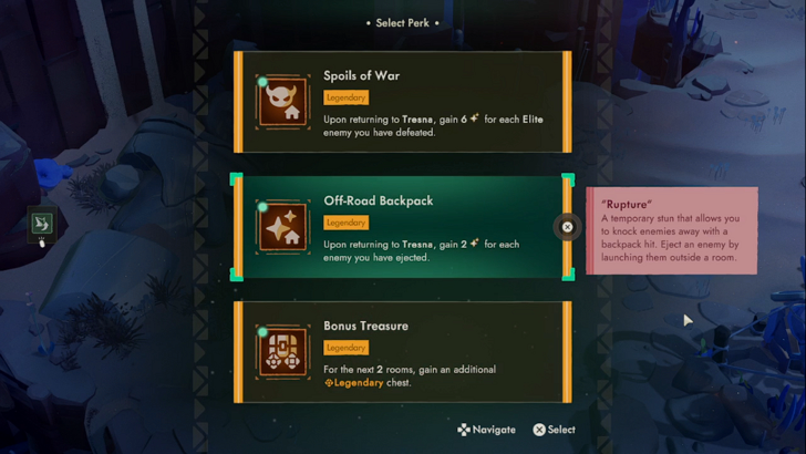 moonlighter 2 the endless vault artifact value perk menu