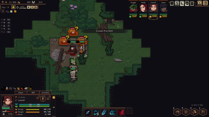 dungeon settlers orange slime combat