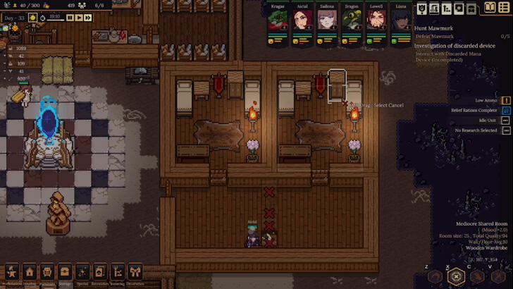 dungeon settlers room creation