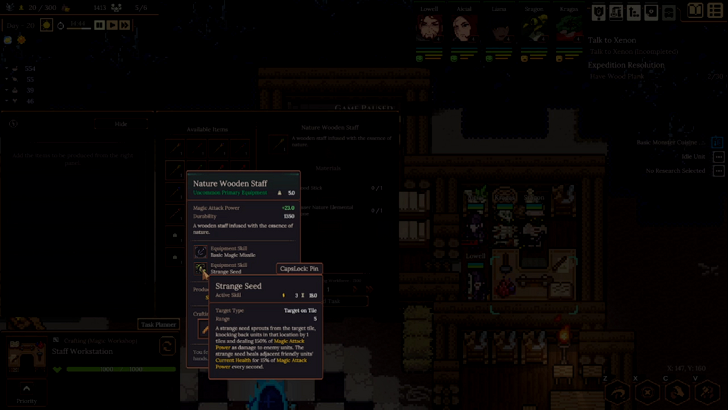 dungeon settlers nested tooltips